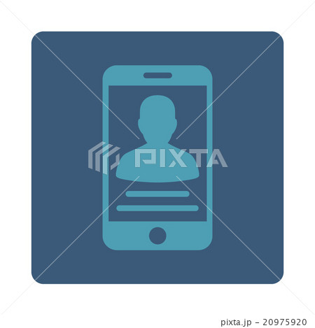 Sickness Mobile Account Rounded Square Button 20975920