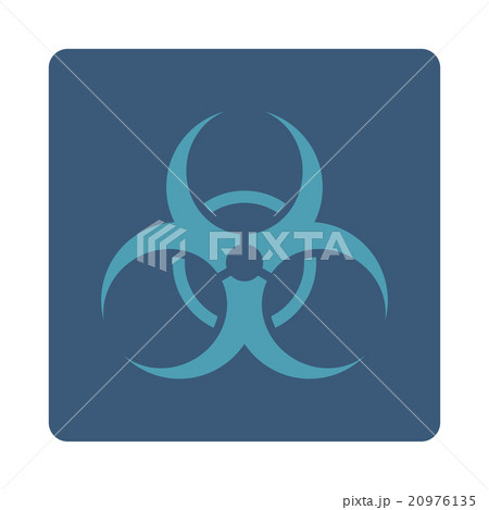 Bio Warning Rounded Square Buttonのイラスト素材 [20976135] - PIXTA
