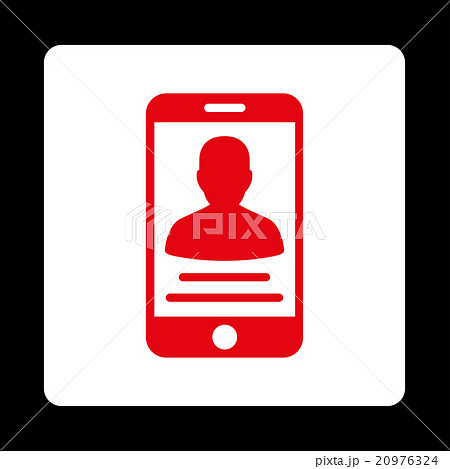 Sickness Mobile Account Rounded Square Button 20976324