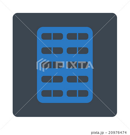 Pill Blister Rounded Square Buttonのイラスト素材 [20976474] - PIXTA
