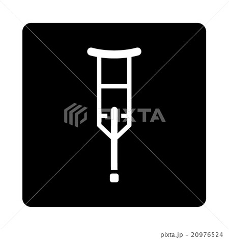 Crutch Rounded Square Button Crutch Rounded Square Button 20976524