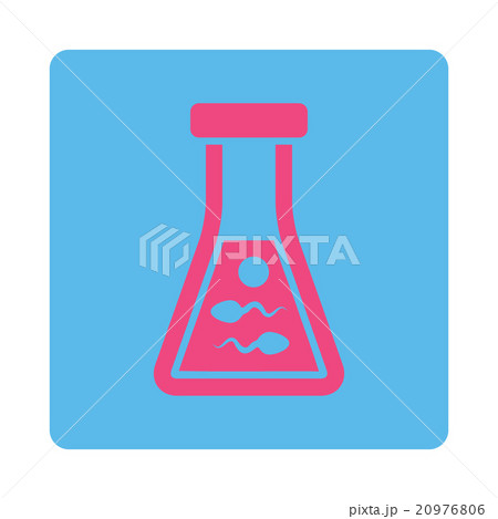 Sperm Liquid Rounded Square Button Sperm Liquid Rounded Square Button 20976806