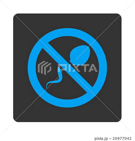 Spermicide Rounded Square Button 20977042