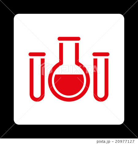 Chemical Vessels Rounded Square Button 20977127