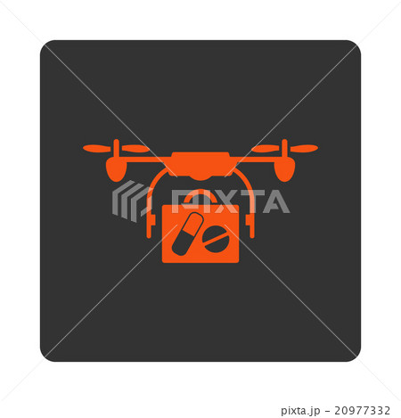 Medical Aircraft Shipment Rounded Square Button Medical Aircraft Shipment Rounded Square Button 20977332