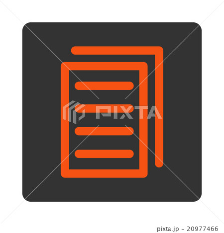 Copy Document Rounded Square Button 20977466