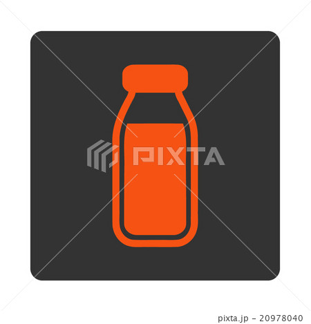 Full Bottle Rounded Square Button Full Bottle Rounded Square Button 20978040