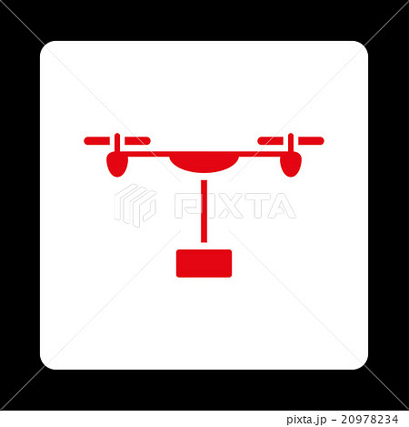 Drone Delivery Rounded Square Button Drone Delivery Rounded Square Button 20978234