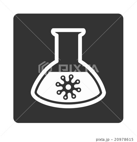 Infection Container Rounded Square Button 20978615