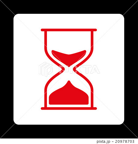 Hourglass Rounded Square Button Hourglass Rounded Square Button 20978703
