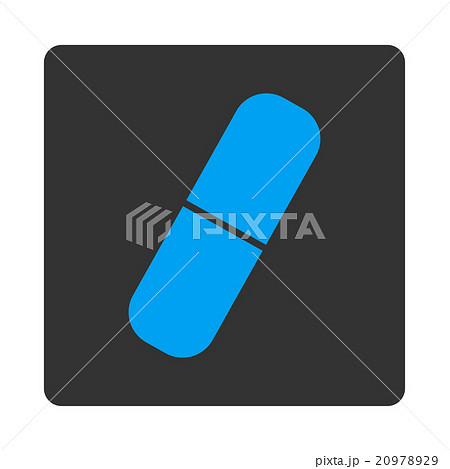Pill Rounded Square Button 20978929