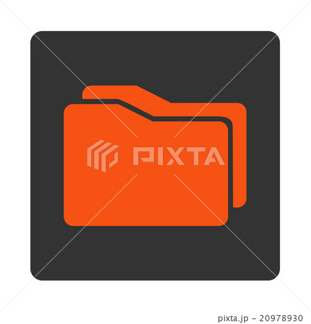 Folders Rounded Square Button 20978930