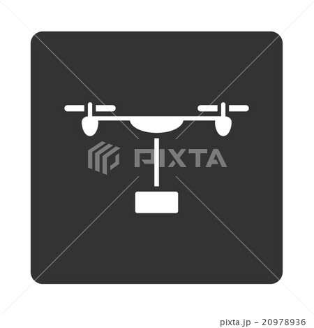 Airdrone Delivery Rounded Square Button 20978936
