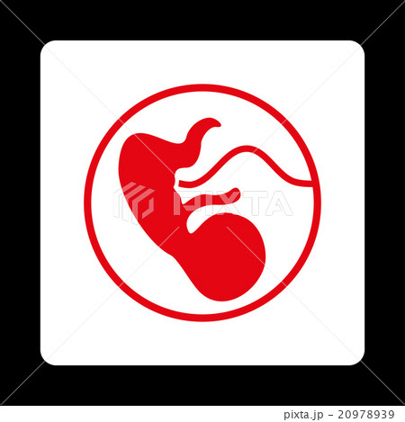 Pregnancy Rounded Square Button 20978939