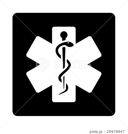 Life Star Rounded Square Button 20978947