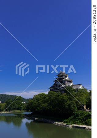 岡山城_青空 岡山城_青空 20981229