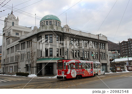函館の歴史的建造物と市電　北海道 20982548