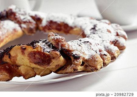 spanish mille-feuille cake filled with chocolate spanish mille-feuille cake filled with chocolate 20982729