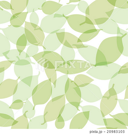 葉っぱのパターン シームレスのイラスト素材 9103