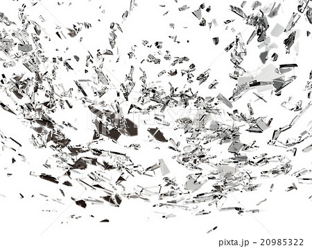 Pieces of broken or cracked glass Pieces of broken or cracked glass 20985322