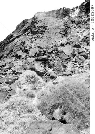rock alone in the sky santorini europe  20985697