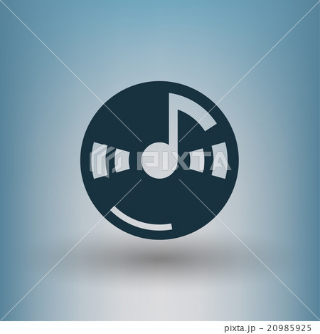 Pictograph of music note 20985925