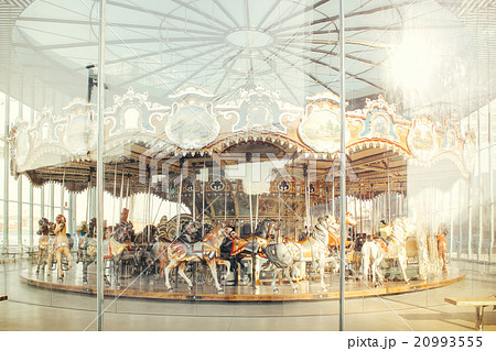 Romatic carousels in Brooklyn , New York City 20993555