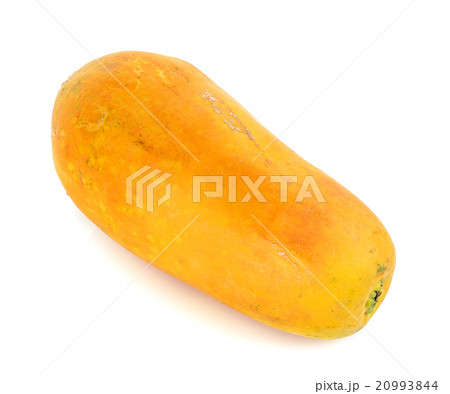 yellow papaya isolated on white background yellow papaya isolated on white background 20993844