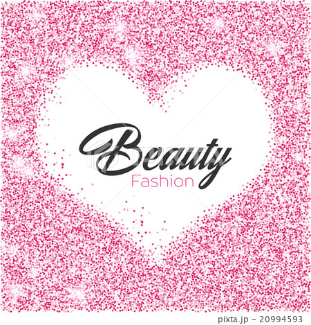 Heart of pink glittering star dust. Love concept. Heart of pink glittering star dust. Love concept. 20994593