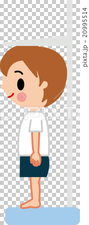 健康診断　身長 20995514