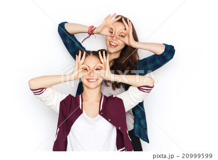 happy smiling pretty teenage girls having fun happy smiling pretty teenage girls having fun 20999599