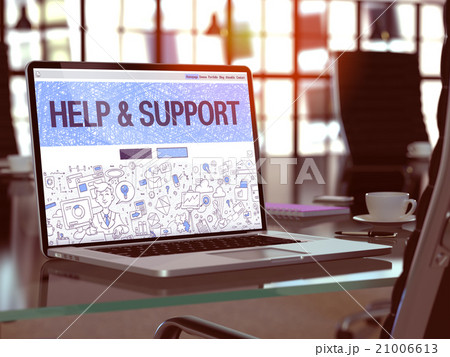 Help and Support on Laptop in Modern Workplace 21006613