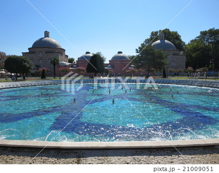 イスタンブールの水場 トルコ の写真素材