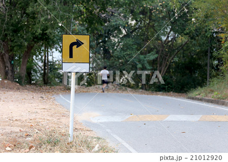 Warning signs for curves road. Warning signs for curves road. 21012920