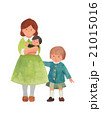ママ　赤ちゃん　子供 21015016
