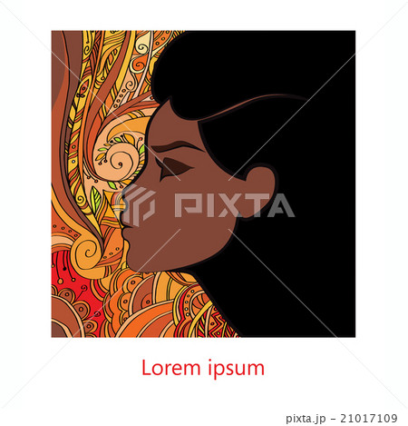 Profile of an African woman 21017109