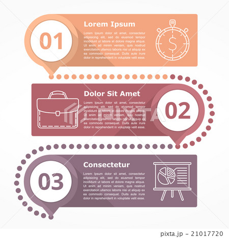 Three Steps Diagram Three Steps Diagram 21017720