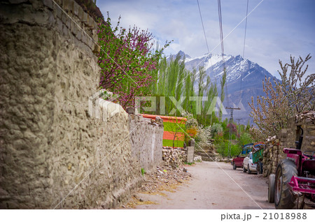 beautiful Landscape of Hunza Valley in Autumn  21018988