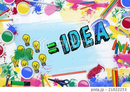 Composite image of frame of art supply 21022253