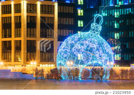 City Christmas illuminations and decorations in 21023950