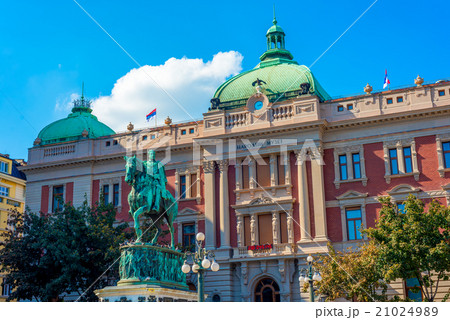 Prince Mihailo monument. Belgrade, Serbia 21024989