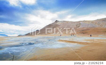 Fumarole evacuating volcanic geothermal,Hverir 21026234