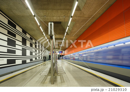 Oberwiesenfeld subway station in Munich Oberwiesenfeld subway station in Munich 21029310