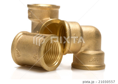 brass fitting for plumbing pipe - gon, tee, sleeve 21030557