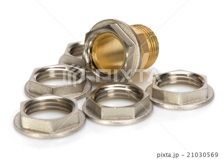brass fittings for plumbing pipes - lock-nut 21030569