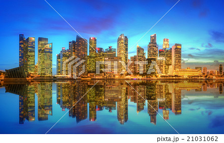 Singapore Skyline and view of Marina Bay 21031062
