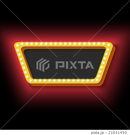 Night retro background with lights 21031450