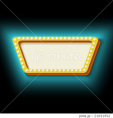 Night retro background with lights 21031452