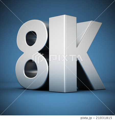 8K on blue 21031815