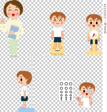 Child elementary school student health examination & physical measurement set Child elementary school student health examination & physical measurement set 21033154